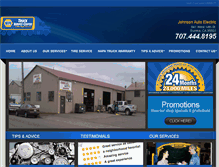 Tablet Screenshot of johnsonautocare.com